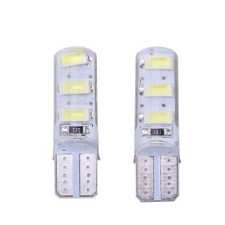 2 bóng đèn led 5w 6led 5730 smd w5w t10 cho xe hơi