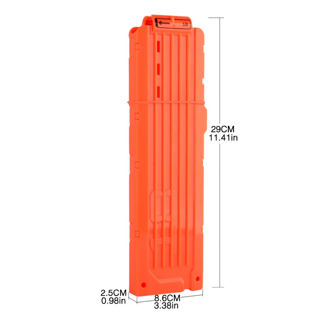 Phụ kiện Nerf clip 18v - băng nhựa 18 viên cho Nerf