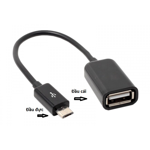 Cáp OTG micro USB