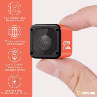 Camera mini theo dõi hành trình giám sát - Dolphin Caddx US 1080P chính hãng