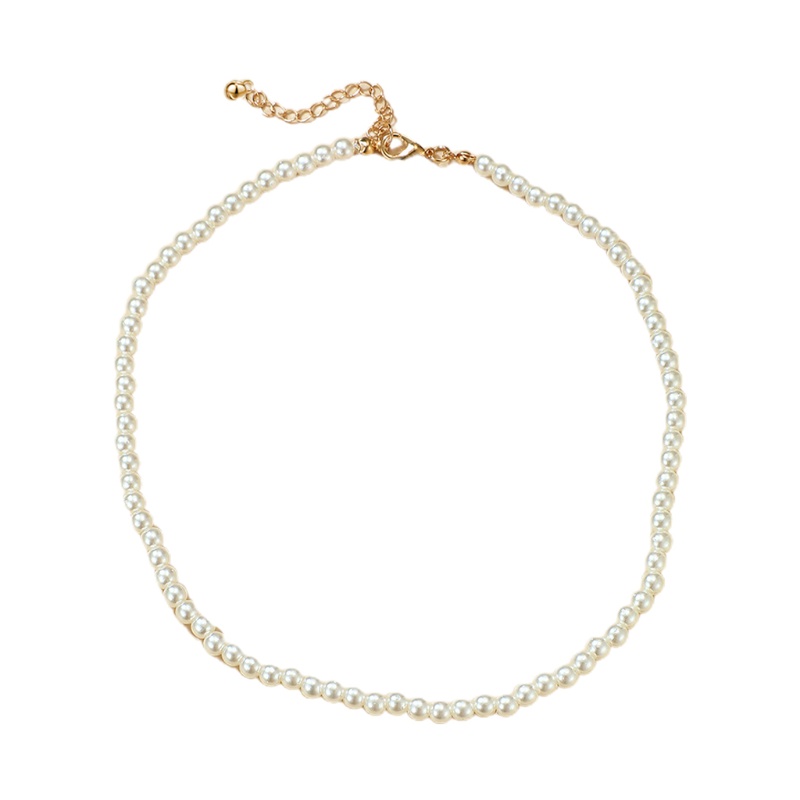 Vòng cổ choker đính ngọc trai nhân tạo sang trọng cho nữ