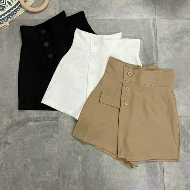 Quần giả váy nữ thời trang cạp lệch HALI sang trọng thời thượng hottrend 2021 | BigBuy360 - bigbuy360.vn