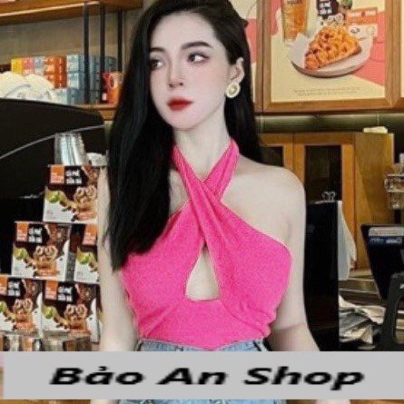 Áo ống phối dây xốp mang được nhiều kiểu croptop body - Bảo An Shop