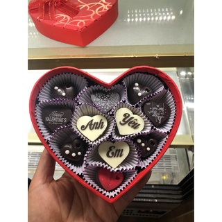 Socola valentine mẫu tim 10v mới 2023
