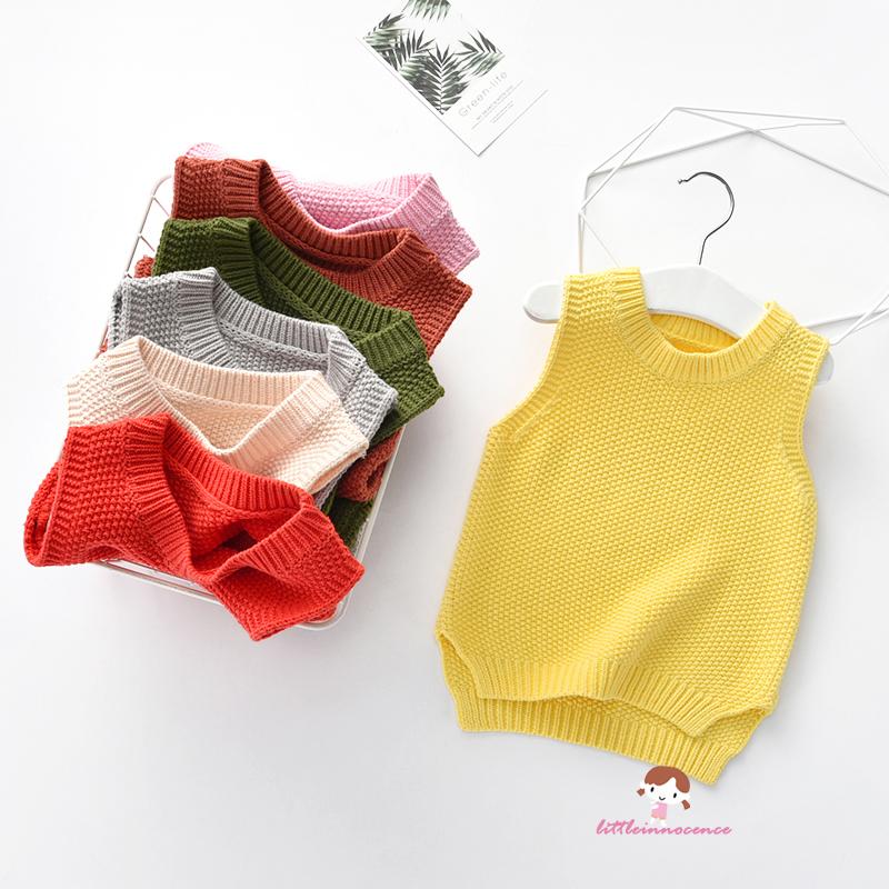 Áo Dệt Kim Cộc Tay Cổ Tròn Co Giãn Xzq7-Kid