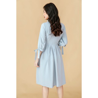 Đầm dài tay lửng bầu ly - 20Again