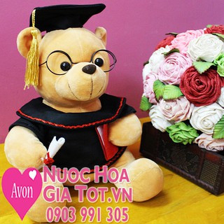 GẤU BÔNG CỬ NHÂN ĐẬU TÚ TÀI TỐT NGHIỆP 35 CM