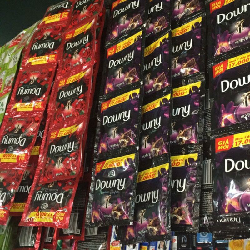Combo 3 dây nước xã vải Downy đủ màu