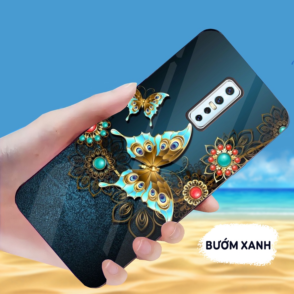 Ốp Lưng VIVO V17 Pro Mặt kính cường lực sáng bóng, cao cấp