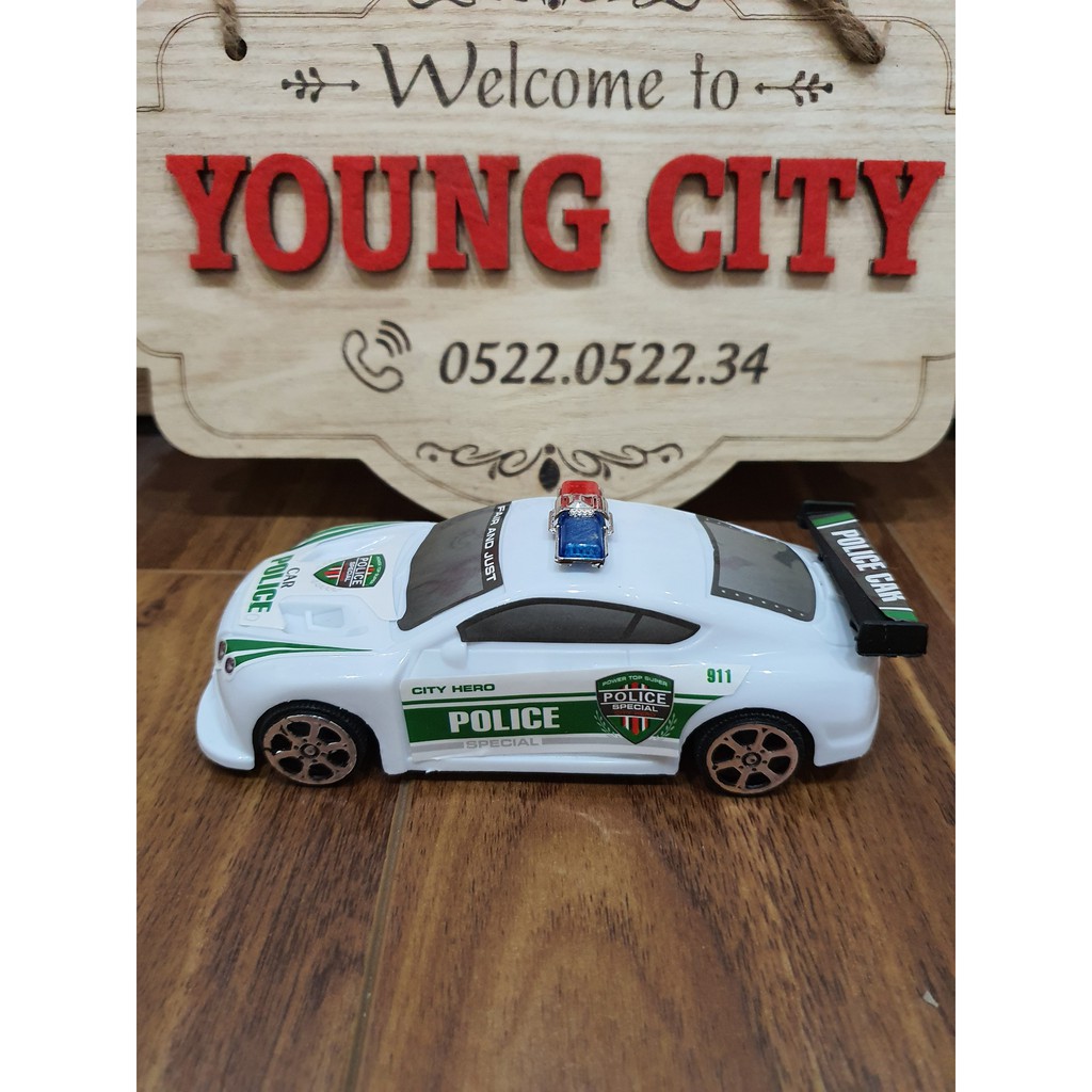 Đồ chơi xe ô tô cảnh sát chạy cót Youngcityshop