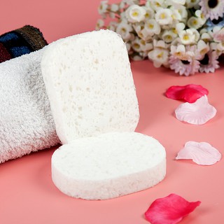 Set 2 mút bọt biển xốp rửa mặt
