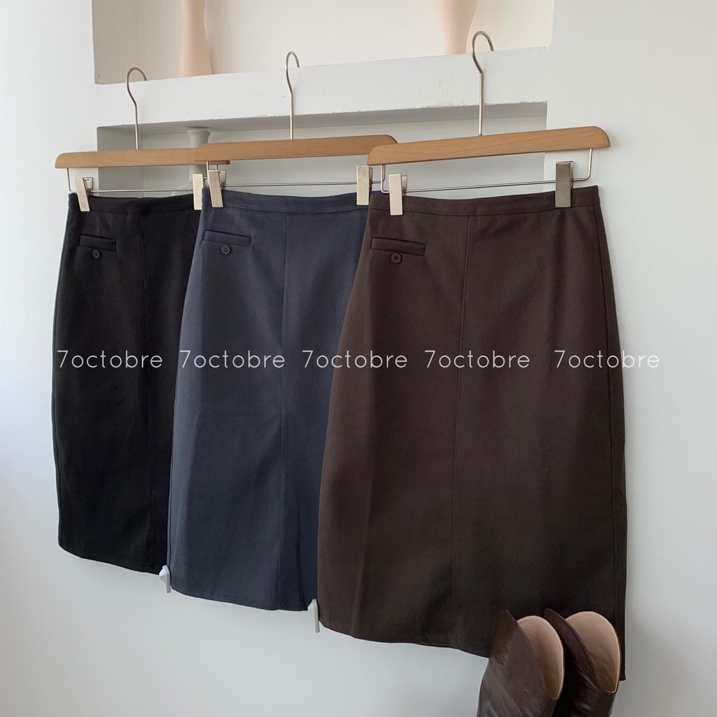 Chân váy dạ dài bút chì | BigBuy360 - bigbuy360.vn