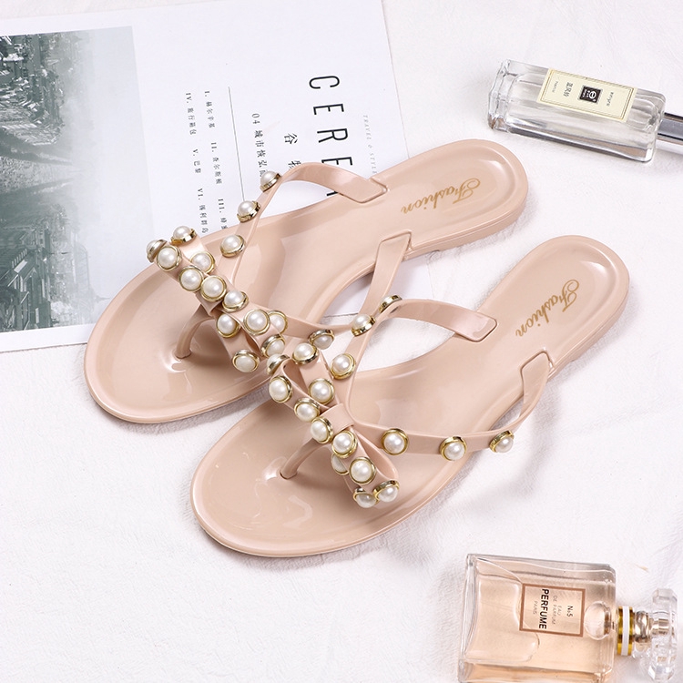 Dép Xỏ Ngón Đính Nơ Thời Trang Hè Xinh Xắn Dành Cho Nữ