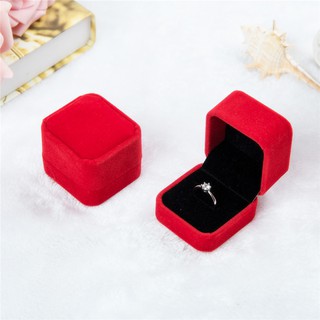 Hộp đựng trang sức nhẫn, bông tai vải nhung, hộp đựng trang sức vải nhung sang trọng - Muasamhot1208