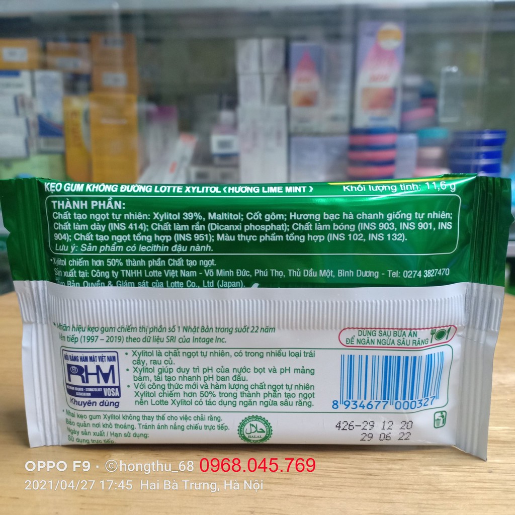 Kẹo gum không đường LOTTE XYLITOL | BigBuy360 - bigbuy360.vn