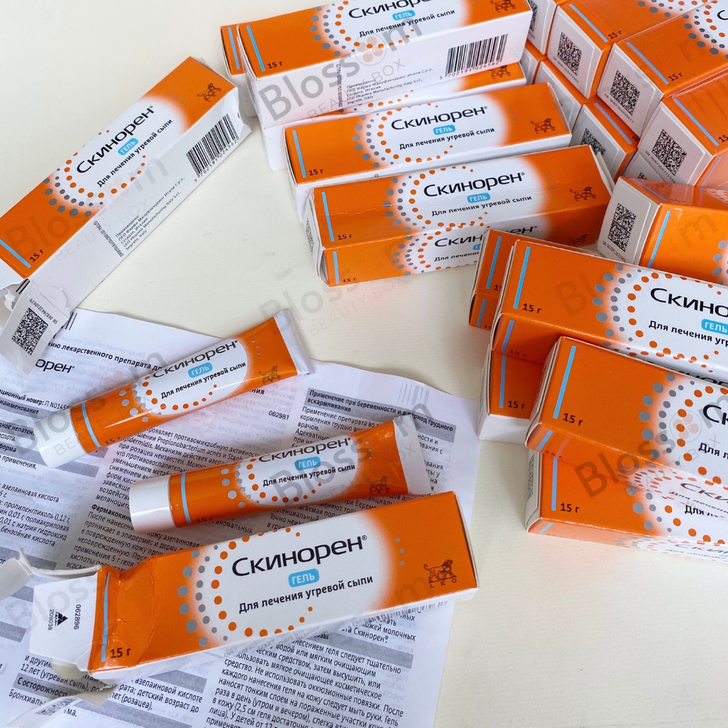 [ 30G] Kem dưỡng gel SKINOREN giảm mụn, nám chứa Azelaic Acid