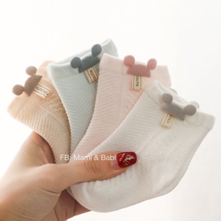 Tất Lưới Tai Gấu Cho Bé