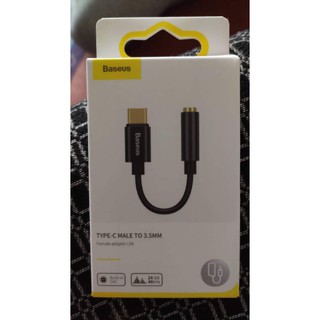 Jack chuyển đổi Type C sang cổng 3.5mm Adapter Baseus L54 ( com Bo Tai nghe Thần Thánh SHE3800)