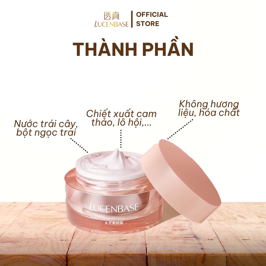 Kem dưỡng trắng da lucenbase 50g