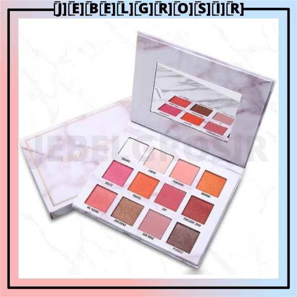 (hàng Mới Về) Bảng Phấn Mắt Jebelgrosir 357 Ads 12 Màu Trang Điểm Cho Nữ