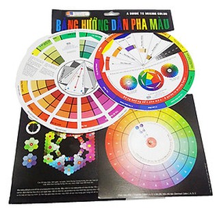 Combo pallet cọ vẽ và bảng pha màu 257K