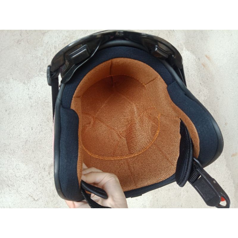 Combo mũ bảo hiểm 3/4 heo hồng