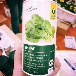 Bột rau cải bó xôi hữu cơ Raab Đức