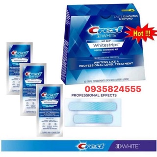 Miếng dán trắng răng 3D CREST PROFESSIONAL