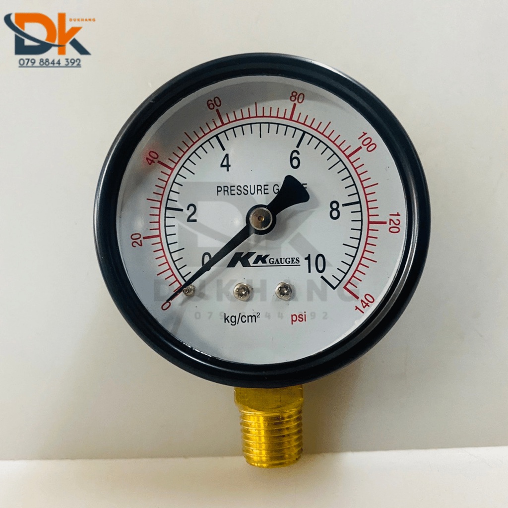 Đồng hồ đo áp suất KK mặt 63 ren 13