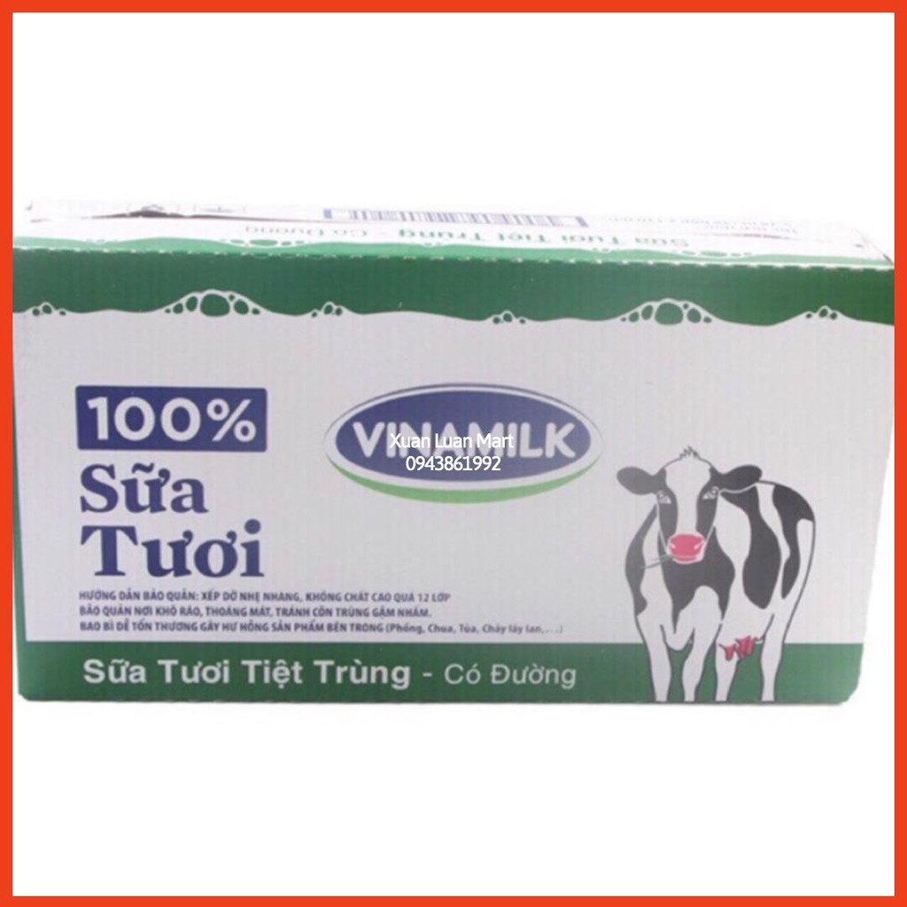 Thùng Sữa Tươi Vinamilk 100% 48 hộp x 110ml