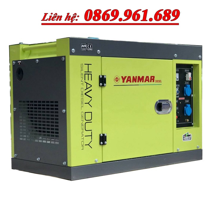 Máy Phát Điện Chạy Dầu 5kw Yanmar YM 500VS cung cấp điện cho điều hòa, đèn, quạt, nồi cơm, tivi, tủ lạnh...