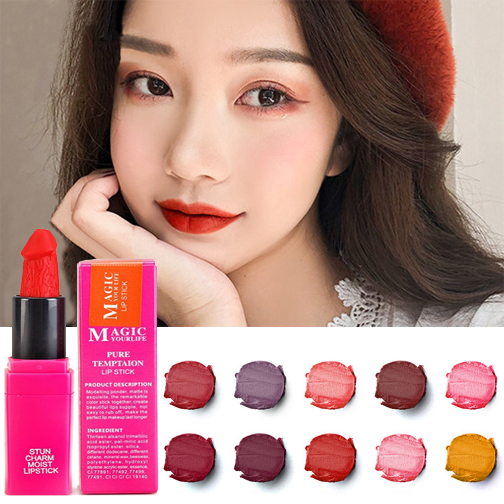 (Hàng Mới Về) Son Môi 12 Màu Tùy Chọn Chống Nước Dưỡng Ẩm Tiện Dụng | BigBuy360 - bigbuy360.vn