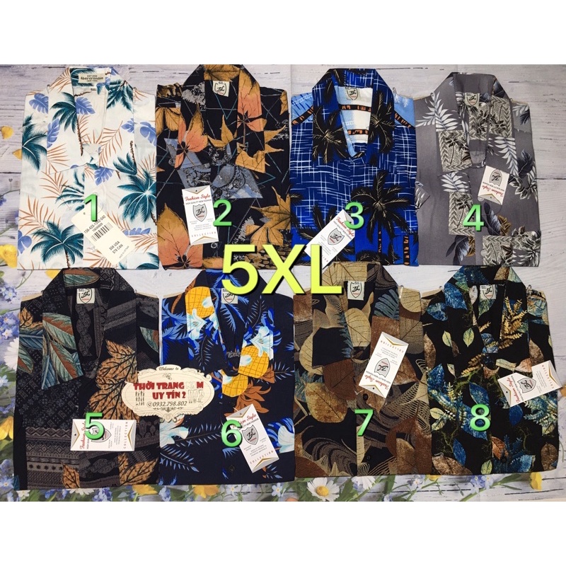 ÁO SƠ MI NAM HOẠ TIẾT MÁT MẺ CHO NGƯỜI TỚI 100KG | BigBuy360 - bigbuy360.vn