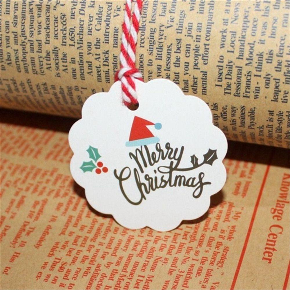 MAG Set 50 Thẻ Giấy Thủ Công Trang Trí Giáng Sinh