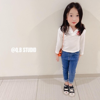 Áo chú gấu hồng dài tay Q.B Studio