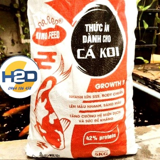1kg|| cám kingfeed 42 đạm cho cá koi