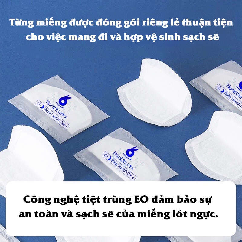 Miếng lót thấm sữa Hankkumi cao cấp siêu thấm, siêu mềm mại (10 miếng) Baby-S – SSS027