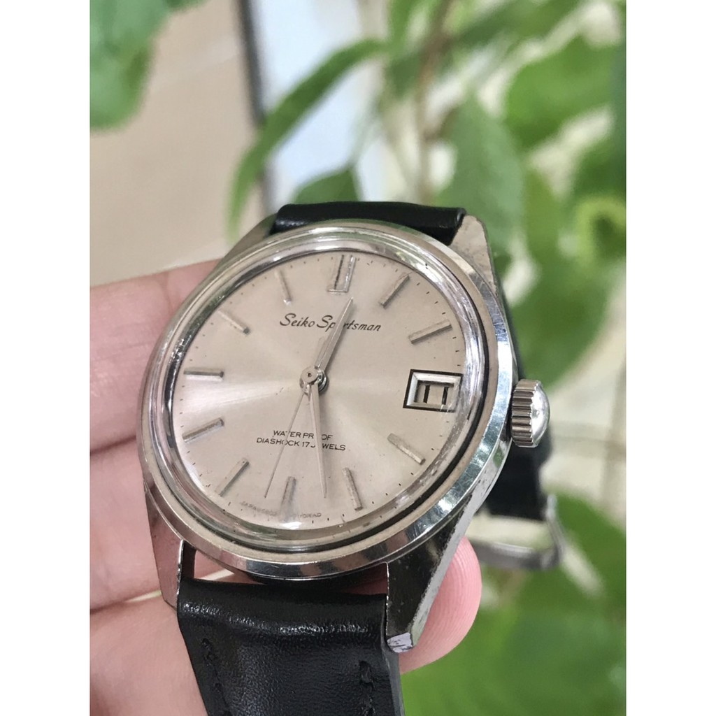 Đồng hồ nam SEIKO SPORTSMAN DIASHOCK 17 JEWELS của Nhật - CHÍNH HÃNG