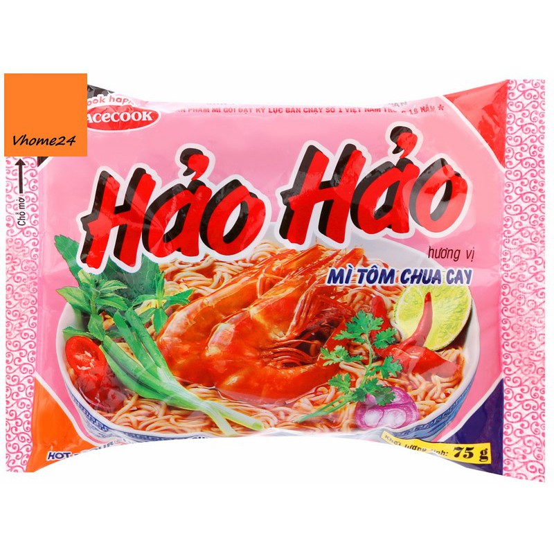 Mỳ ăn liền Hảo Hảo tôm chua cay gói 75g