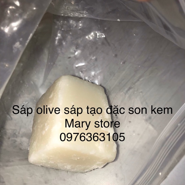 Sáp olive- sáp tạo đặc son kem- nguyên liệu làm mỹ phẩm handmade