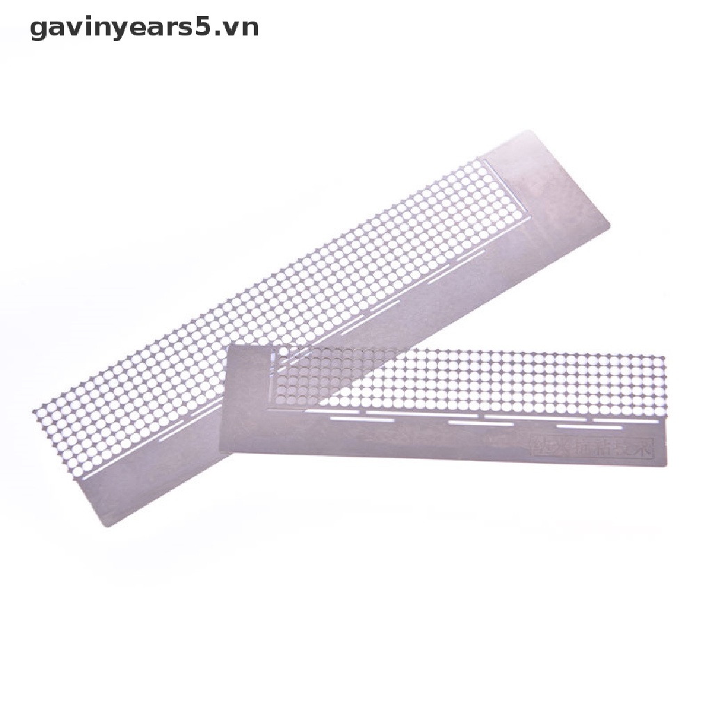 Thước đo thép không gỉ dùng cho làm tranh đính đá chuyên nghiệp DIY