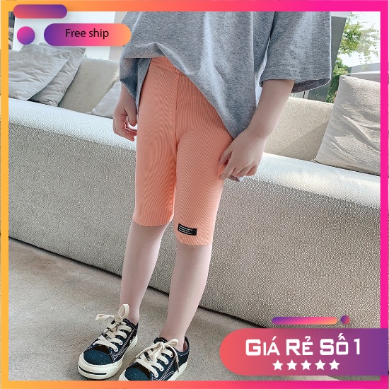 Quần Legging ngố đùi Cotton Mùa Hè Tiện Lợi Cho Bé Gái Songngukids