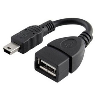 Dây cáp chuyển dổi đầu OTG 5 Pin sang USB 2.0 dùng cho điện thoại-Dây cáp OTG chuyển đổi dữ liệu Micro USB sang USB OTG