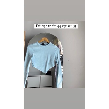 Áo yếm xanh dài tay forever 21
