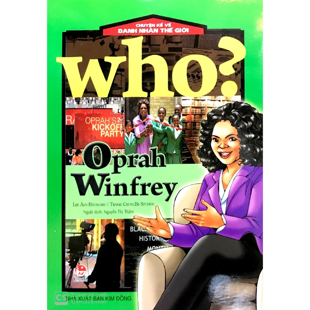 Sách - Who? Chuyện Kể Về Danh Nhân Thế Giới: Oprah Winfrey (Tái Bản 2019)