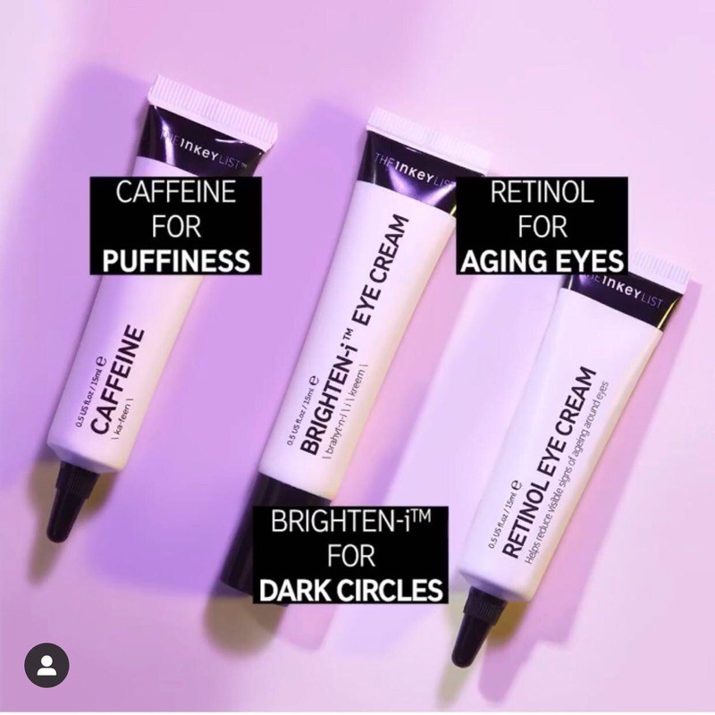 [BIL SEPHORA US] Kem mắt Caffein/Retinol/Brighten The Inkey List | BigBuy360 - bigbuy360.vn
