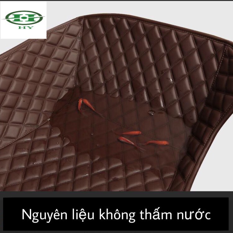 Thảm Trải Lót Sàn Ô Tô 6D Cho Xe Hyundai I10 Da NAPPA Cao Cấp, Không Mùi, Bảo Vệ Sàn Xe, Chống Nước 100%