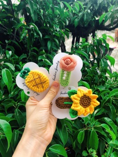 (Ảnh thật) Kẹp tóc handmade xinh xắn đáng yêu