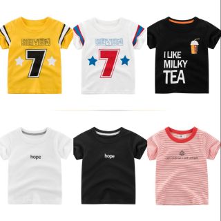 SALE LẺ SIZE - Áo phông bé trai bé gái 27kids