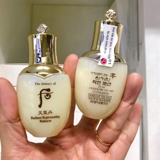 Combo hoa hồng và sữa dưỡng tái sinh da Whoo Hwa Hyun 25ml + 25ml